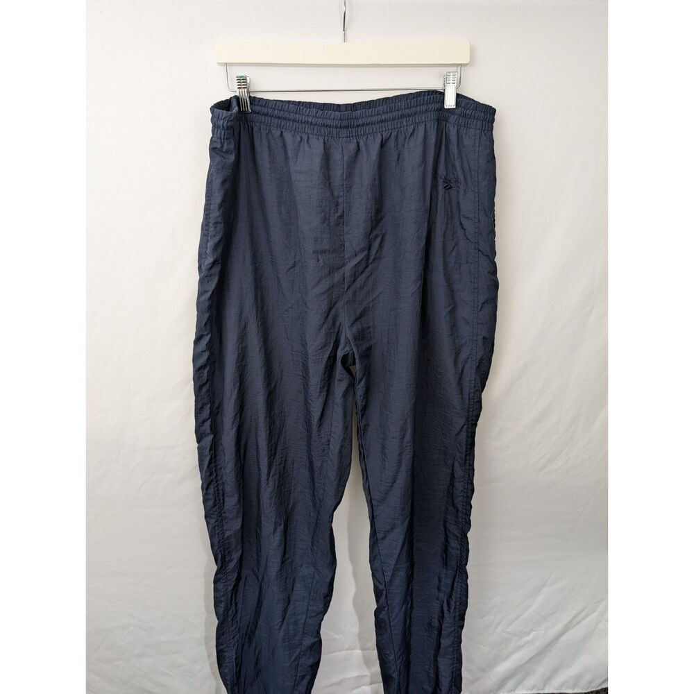Lot 2 Pair Nylon VTG 90s Reebok Track Pants Mens XL